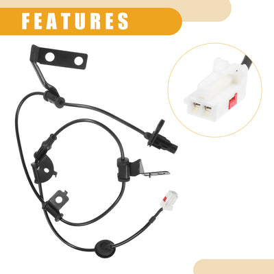 Harfington ABS Sensor No.956812S500 - Car Rear Right ABS Wheel Speed Sensor - for Kia Sportage 2010-2015 ABS Metal Black - 1 Pc