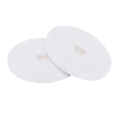 Harfington 4Inch Lazy Susan Turntable Acrylic Ball Bearing Rotating Tray Pack of 2(White)