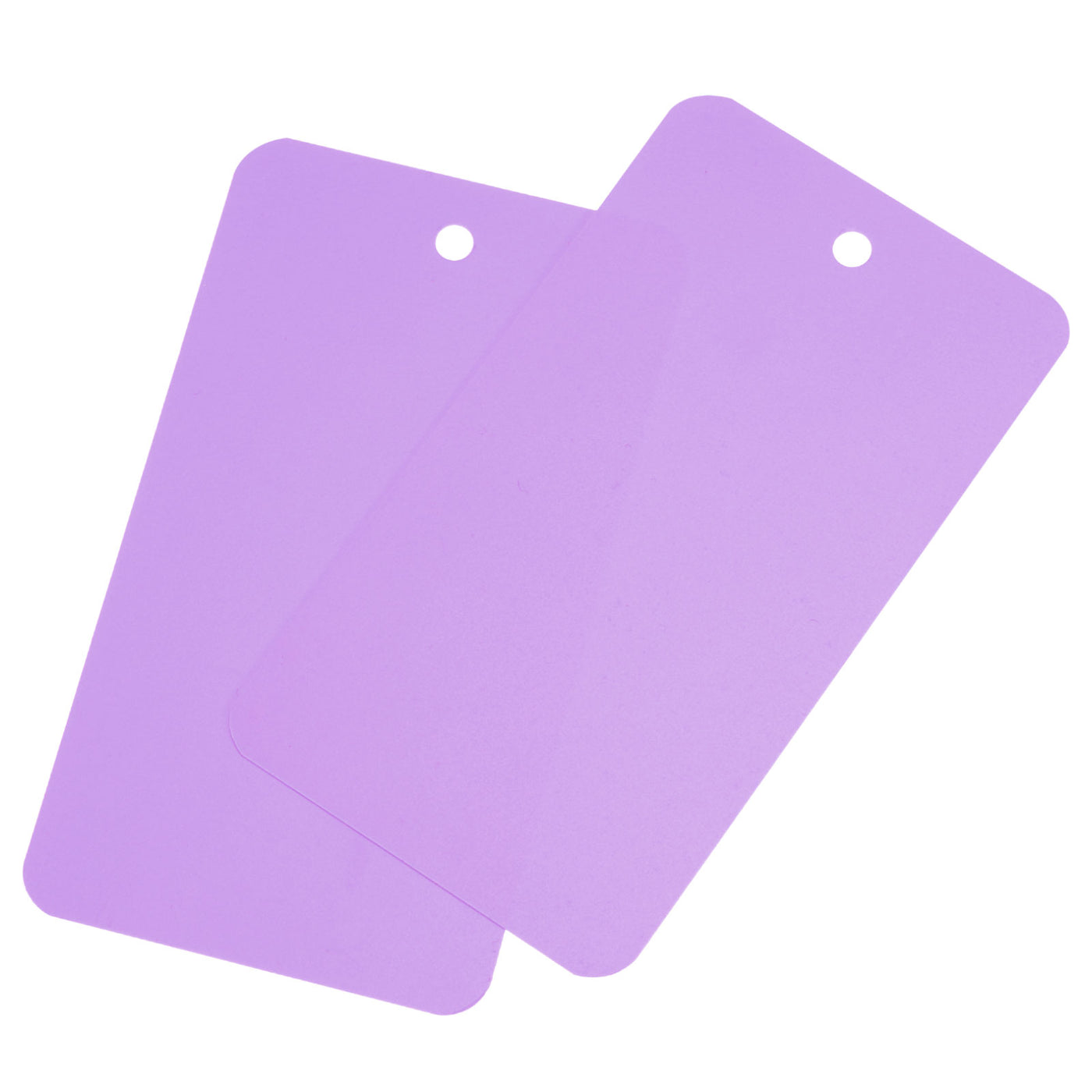 Harfington Waterproof Wires Plastic Shipping Tags,for Product Identification Tags,Valve Marking,Outdoor Tagging,1.97x3.54 Inch Purple 50Packs