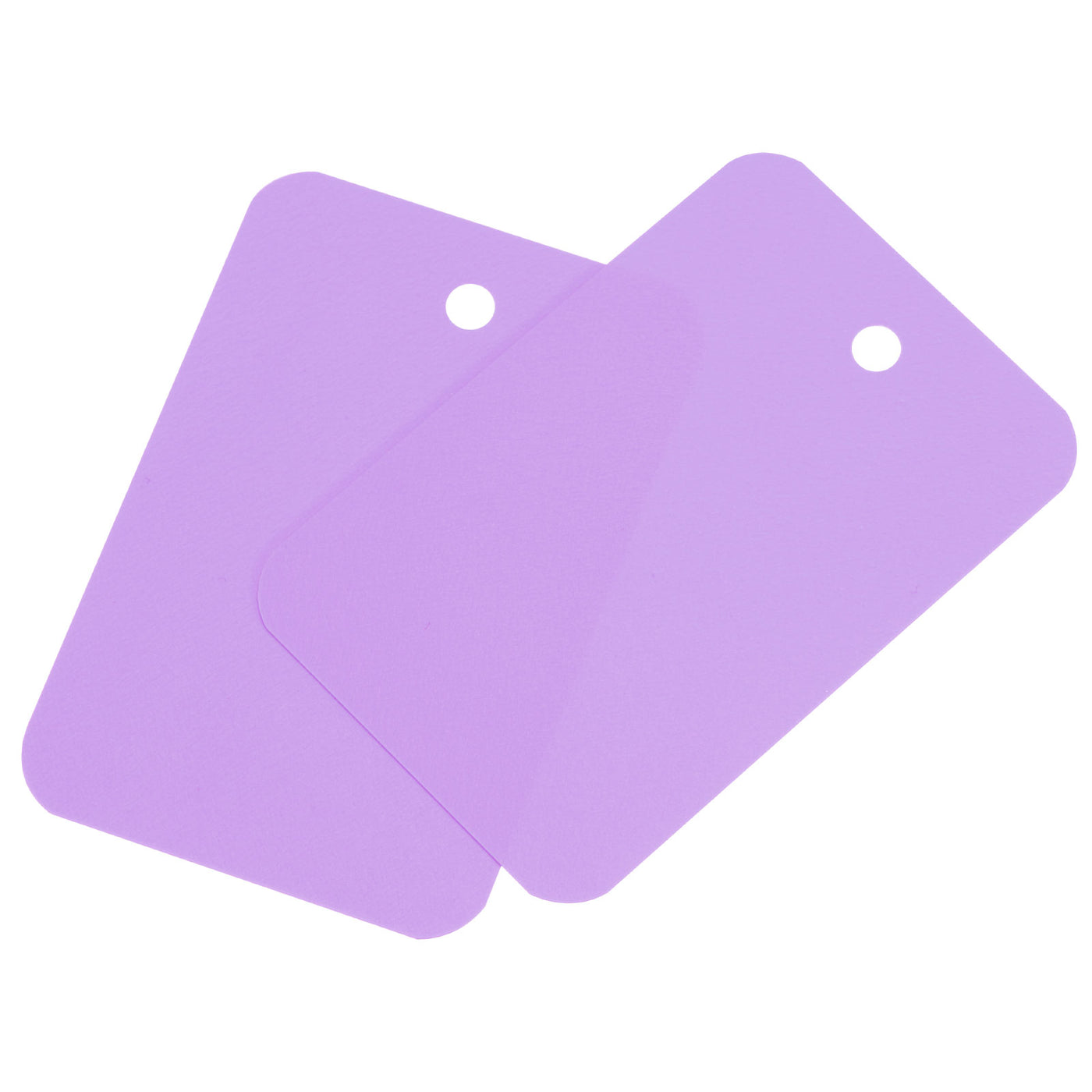 Harfington Waterproof Wires Plastic Shipping Tags,for Product Identification Tags,Valve Marking,Outdoor Tagging,1.57x2.36 Inch Purple 50Packs