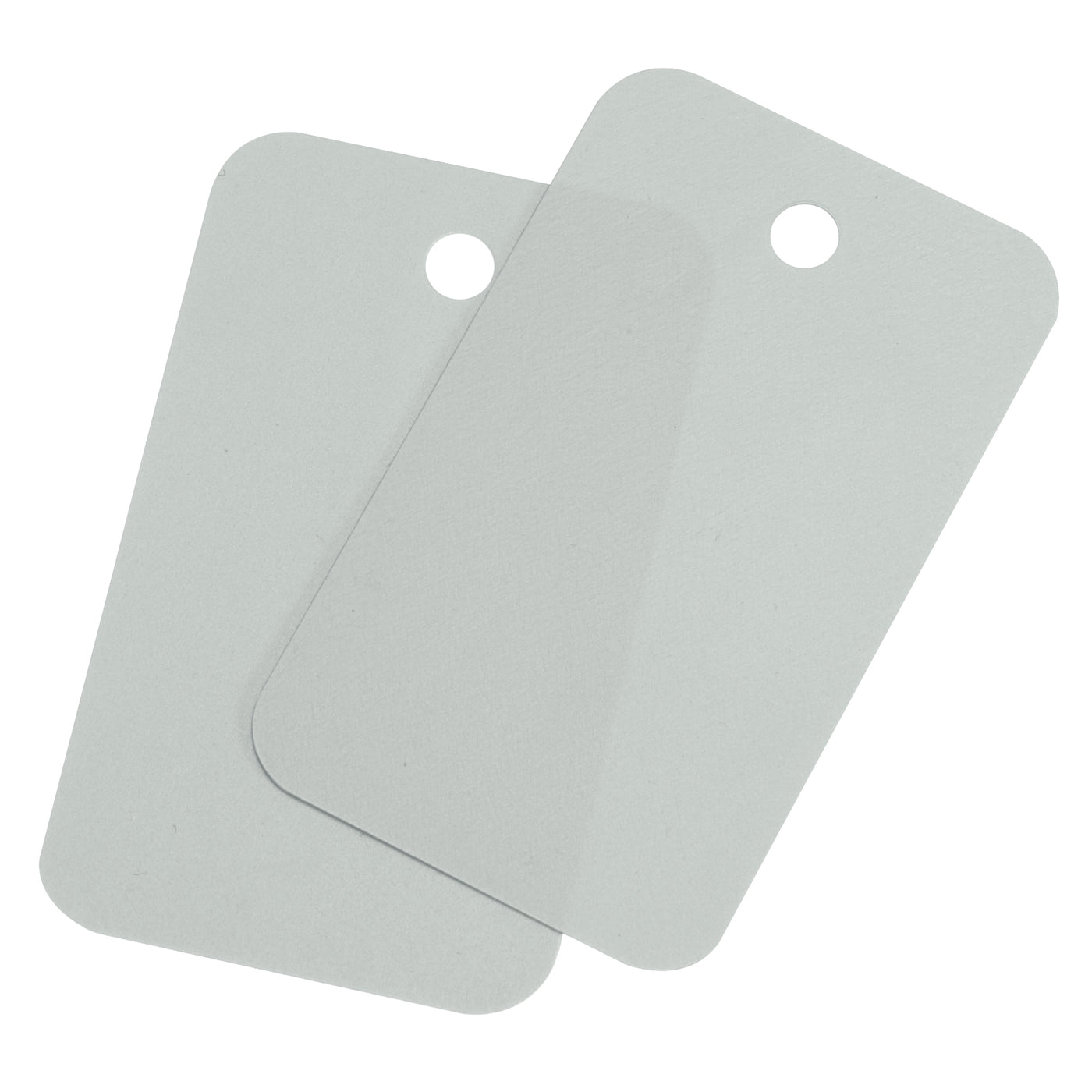 Harfington Waterproof Wires Plastic Shipping Tags,for Product Identification Tags,Valve Marking,Outdoor Tagging,1.18x1.97 Inch Grey 50Packs