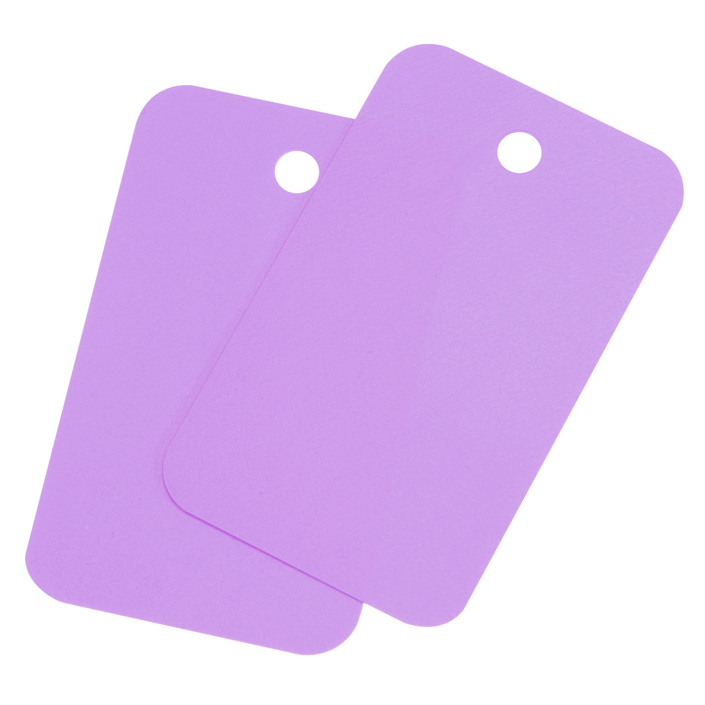 Harfington Waterproof Wires Plastic Shipping Tags,for Product Identification Tags,Valve Marking,Outdoor Tagging,1.18x1.97 Inch Purple 100Packs