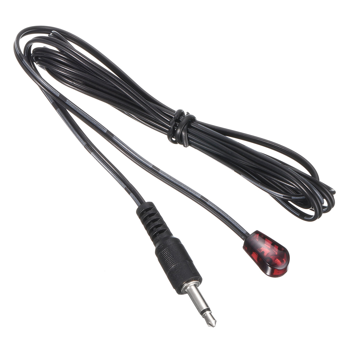 Harfington 2PCS IR Infrared Emitter Extension Cable 4.9ft Long 3.5mm Jack Single Red Head