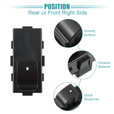 Harfington Power Window Switch Window Control Switch Fit for Cadillac Escalade for Chevrolet HHR No.22895545