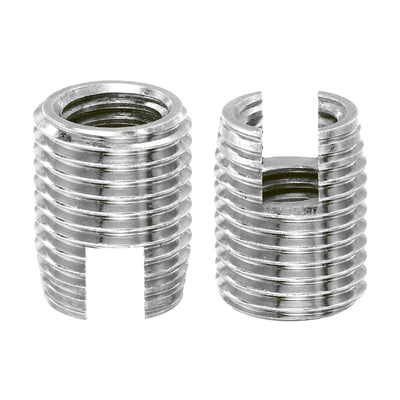 Harfington Uxcell Self Tapping Threaded Inserts, 5pcs Inner M10 M14x18 303 Stainless Steel Nuts