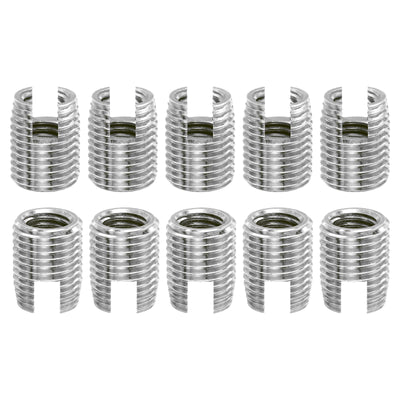 Harfington Uxcell Self Tapping Threaded Inserts, 5pcs Inner M10 M14x18 303 Stainless Steel Nuts