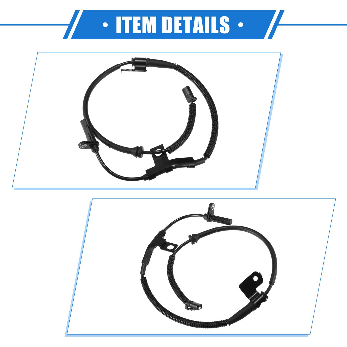 VekAuto ABS Wheel Speed Sensor Compatible for Kia Sorento 2007-2009 Base EX LX 3.3L 3.8L 4WD, Custom Plastic Black Front Right Passenger Side No.95671-3E310