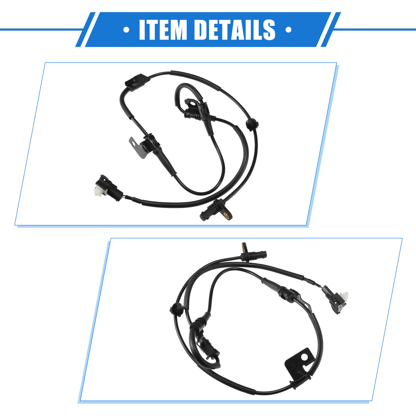 VekAuto ABS Raddrehzahlsensor kompatibel für Kia Optima 2012-2016 2.0L 2.4L, individuell angefertigt, Kunststoff schwarz, vordere linke Seite, Nr. 59810-4C000