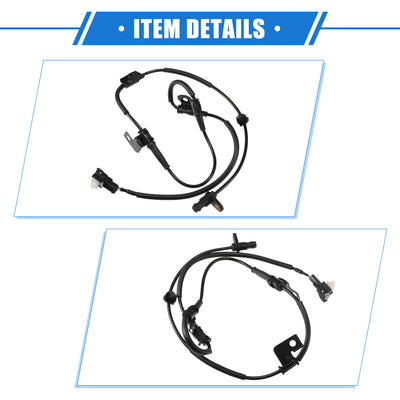 Harfington ABS Raddrehzahlsensor kompatibel für Kia Optima 2012-2016 2.0L 2.4L, individuell angefertigt, Kunststoff schwarz, vordere linke Seite, Nr. 59810-4C000