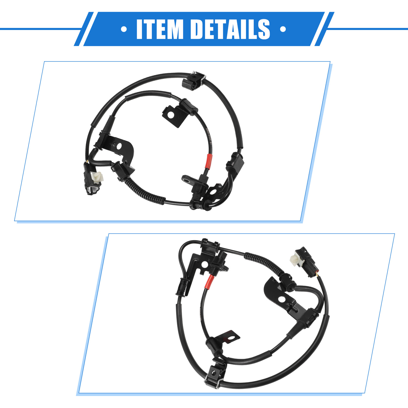 VekAuto ABS Raddrehzahlsensor kompatibel für Hyundai Sonata 2006-2010 für Hyundai Azera 2006-2011, individuell angefertigt, Kunststoff schwarz, vordere rechte Seite, Nr. 59830-3K000