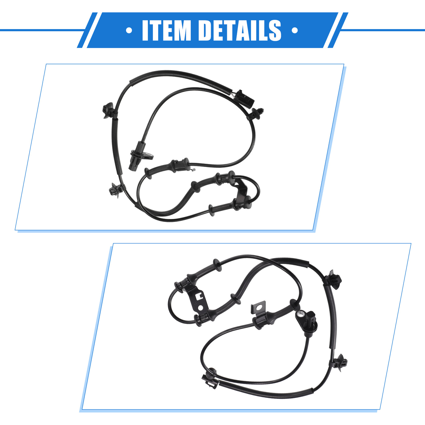 VekAuto ABS Raddrehzahlsensor kompatibel für Hyundai Elantra 2011-2016, individuell angefertigt, Kunststoff, schwarz, vordere rechte Seite, Nr. 59830-3X310/59830-3X320