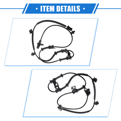 Harfington ABS Raddrehzahlsensor kompatibel für Hyundai Elantra 2011-2016, individuell angefertigt, Kunststoff, schwarz, vordere rechte Seite, Nr. 59830-3X310/59830-3X320