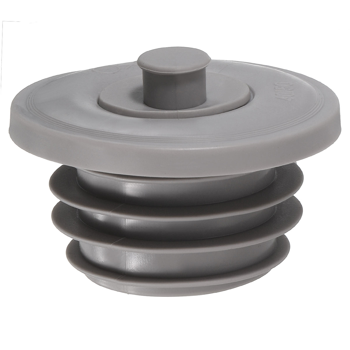 uxcell Uxcell Drain Pipe Seal Ring with Plug for 45-50mm PVC Drainage Pipes, Grey