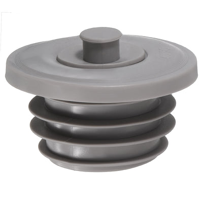 Harfington Uxcell Drain Pipe Seal Ring with Plug for 45-50mm PVC Drainage Pipes, Grey