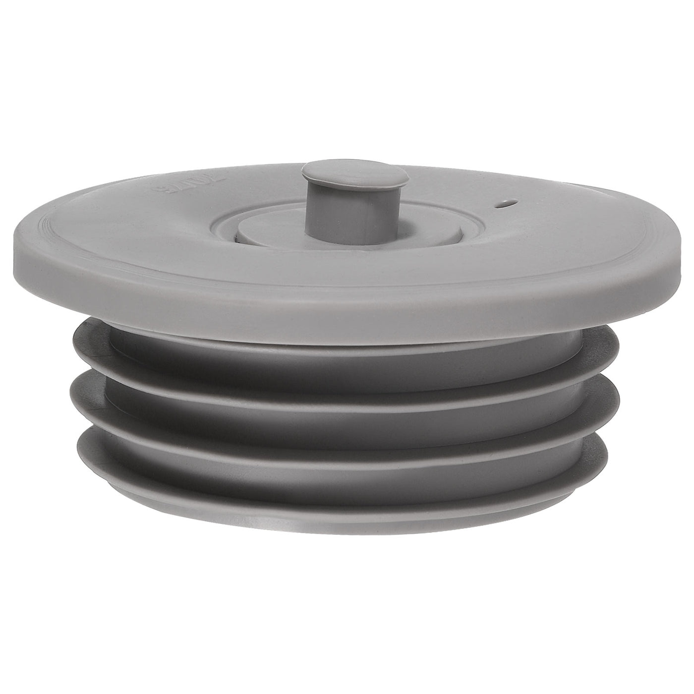 uxcell Uxcell Drain Pipe Seal Ring with Plug for 70-75mm PVC Drainage Pipes, Grey