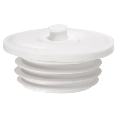 Harfington Uxcell Drain Pipe Seal Ring with Plug for 60-65mm PVC Drainage Pipes, White