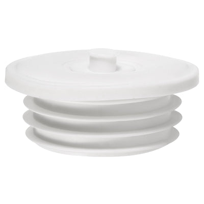 Harfington Uxcell Drain Pipe Seal Ring with Plug for 70-75mm PVC Drainage Pipes, White