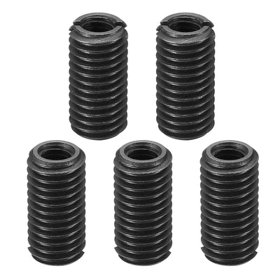 Harfington Grade 8.8 Carbon Steel Threaded Repair Insert Nut, 5pcs M6x1 Female to M10x1.5 Male High Strength Screw Sleeve Inserts Reducing Adapter Reducer 20mm