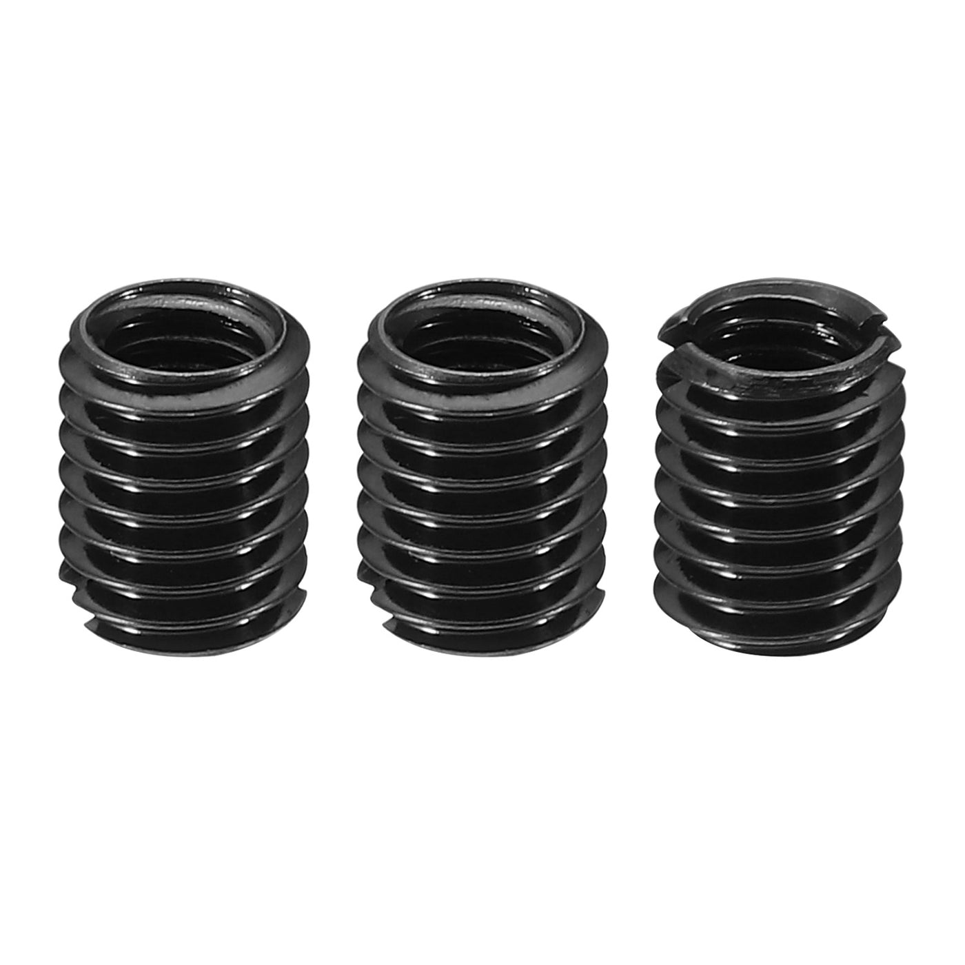 Harfington Grade 8.8 Carbon Steel Threaded Repair Insert Nut, 3pcs M6x1 Female to M8x1.25 Male High Strength Screw Sleeve Inserts Reducing Adapter Reducer 10mm