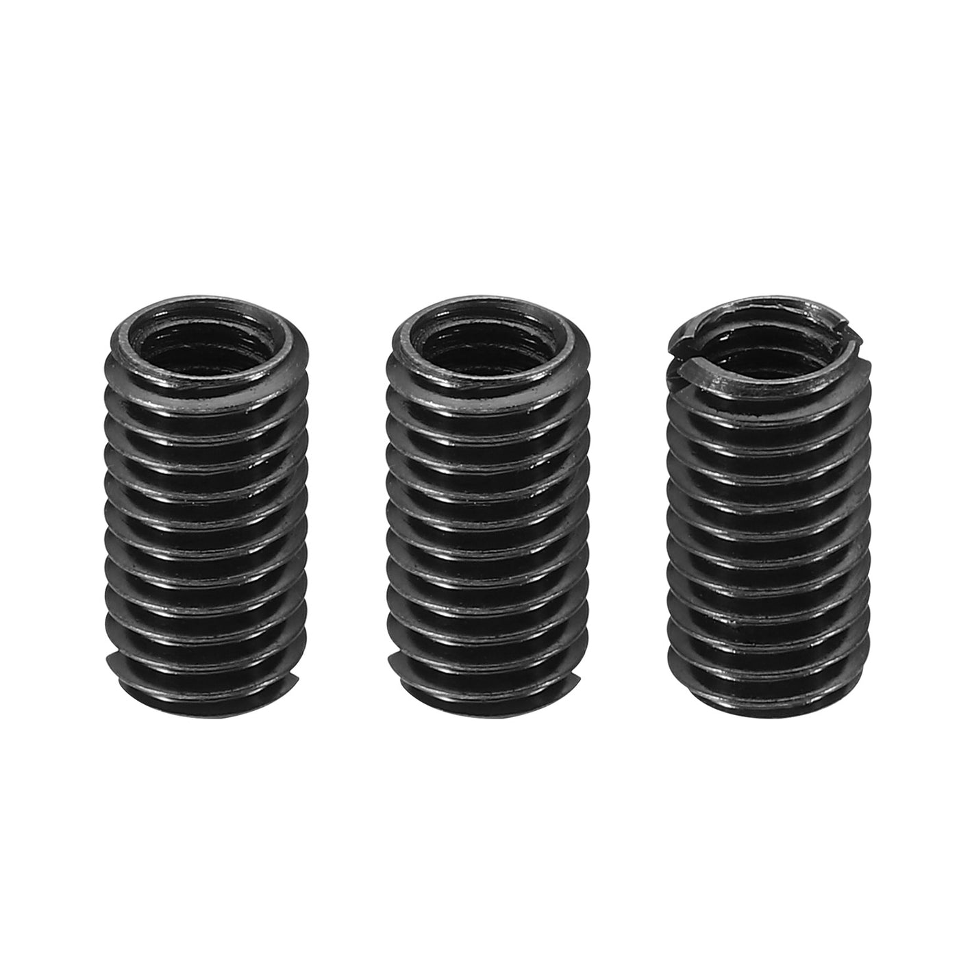 Harfington Grade 8.8 Carbon Steel Threaded Repair Insert Nut, 3pcs M6x1 Female to M8x1.25 Male High Strength Screw Sleeve Inserts Reducing Adapter Reducer 15mm