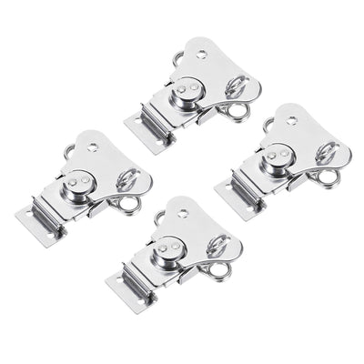 Harfington Uxcell Twist Latches, Iron Spring Loaded Butterfly Twist Latch for Box, 3.1x2.6" 4Pcs