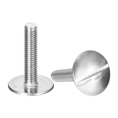 Harfington Uxcell M5x25mm Extra Large Flat Head Slotted Screws, 2pcs 304 Stainless Steel Bolts
