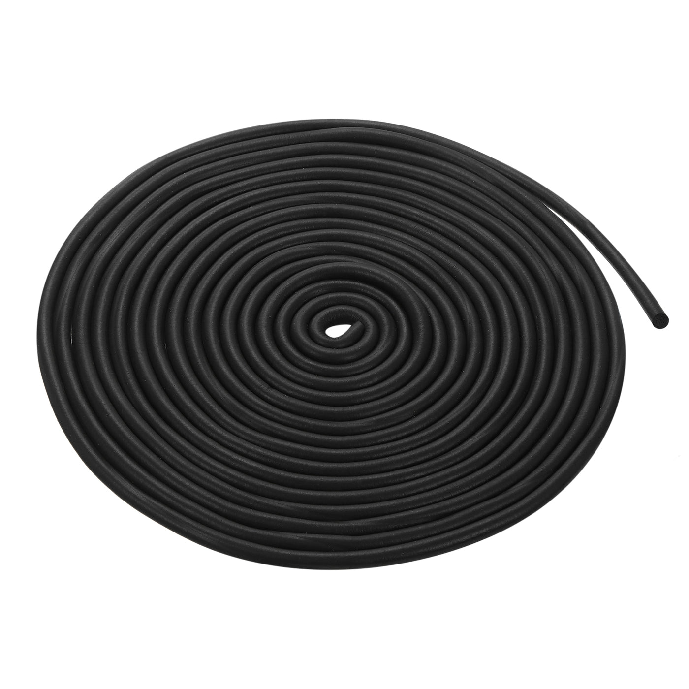 uxcell Uxcell Foam Rubber Weather Seal Strip, 8mm Diameter 7.5 Meters Long for DIY Gasket