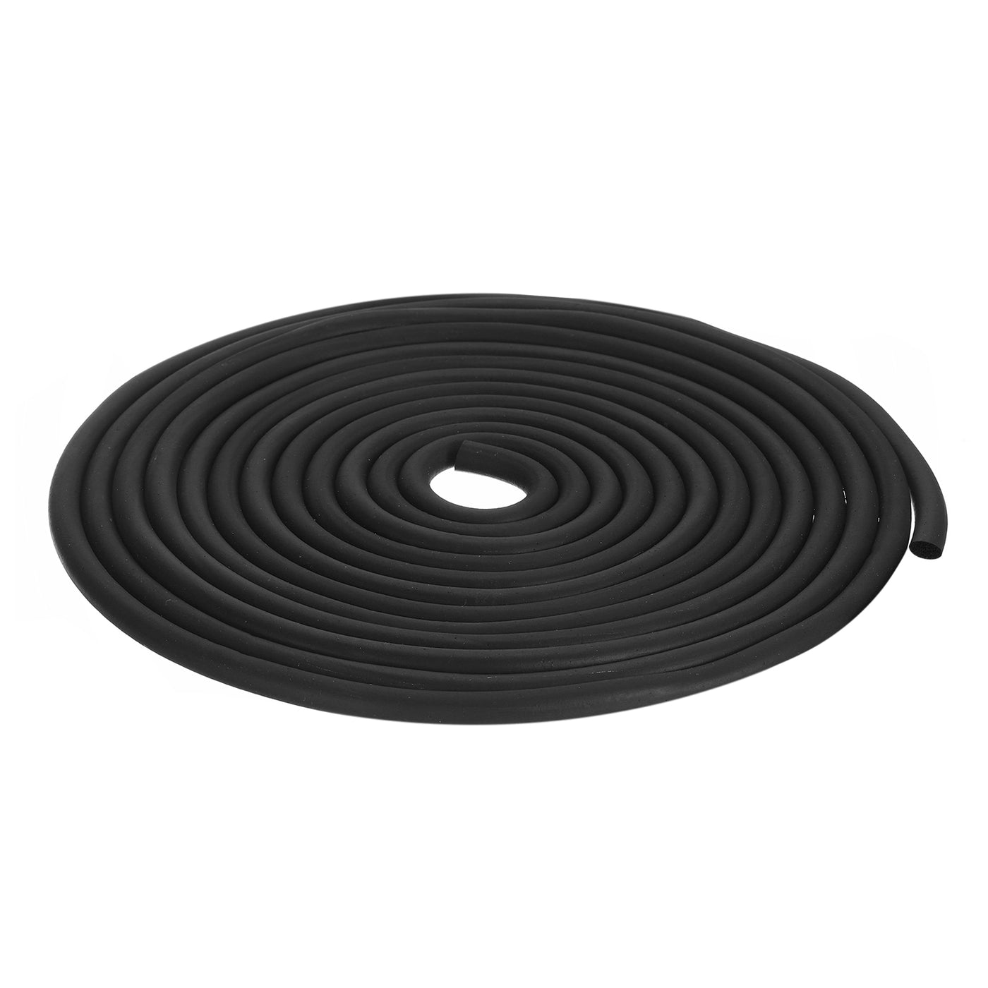 uxcell Uxcell Foam Rubber Weather Seal Strip, 6.35mm Diameter 7.5 Meters Long for DIY Gasket