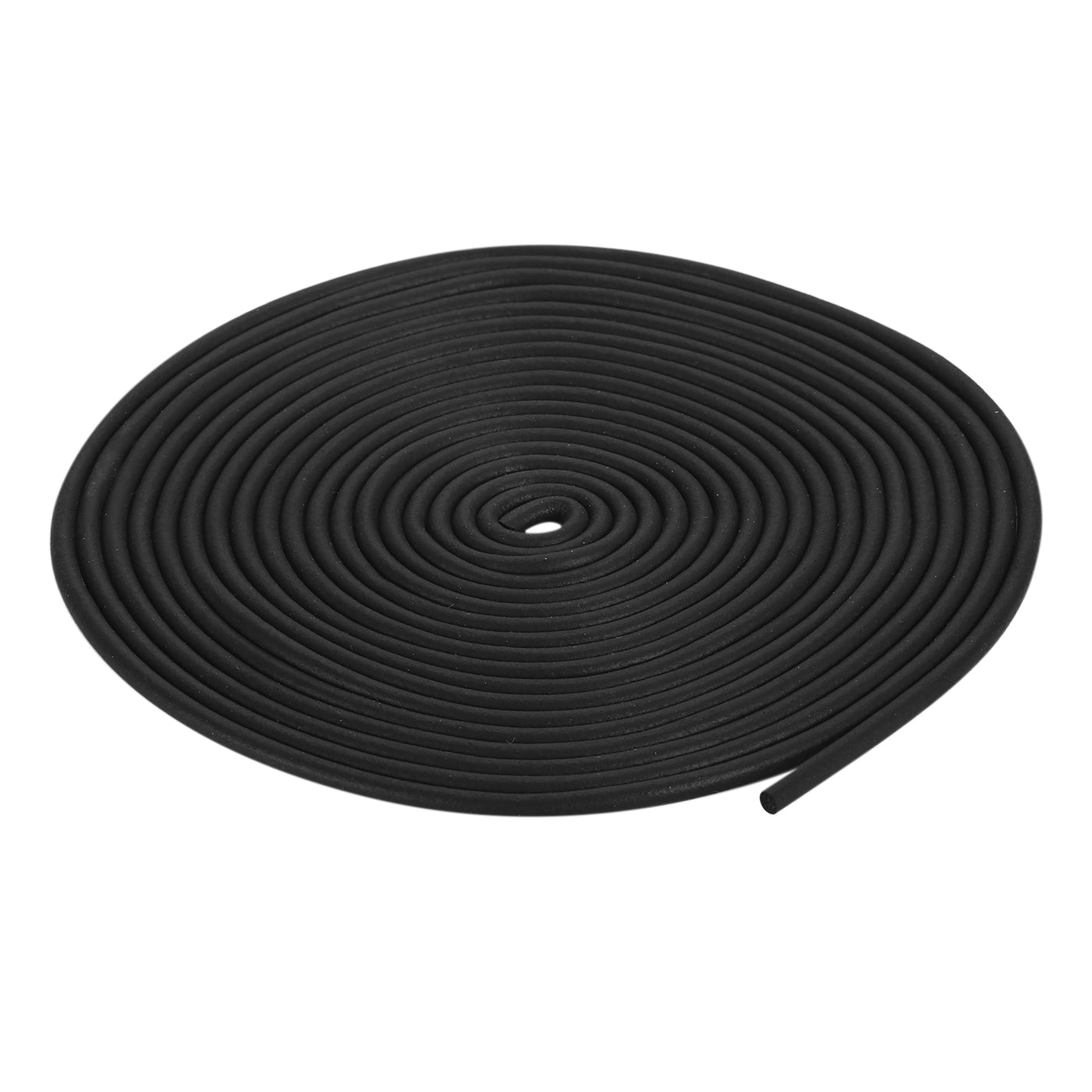 uxcell Uxcell Foam Rubber Weather Seal Strip, 2mm Diameter 7.5 Meters Long for DIY Gasket