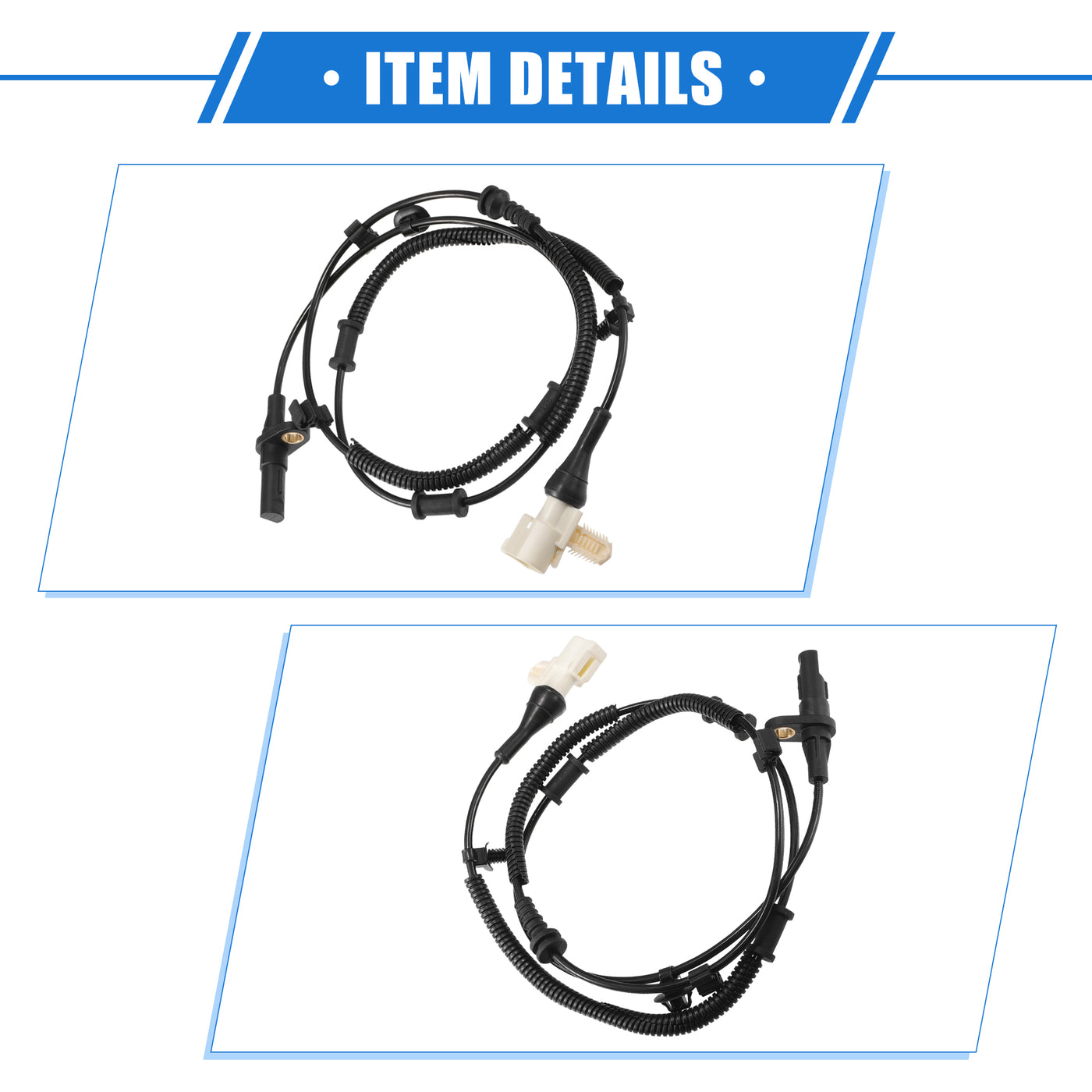 VekAuto ABS Raddrehzahlsensor kompatibel für Ford F150 Pickup 2009-2010 4.6L 5.4L, individueller schwarzer ABS-Sensor hinten links aus Kunststoff