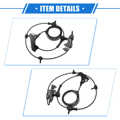 Harfington ABS Raddrehzahlsensor kompatibel für Chevrolet Colorado 2004-2009, individuell angefertigter schwarzer vorderer linker ABS-Sensor Nr. 15176997