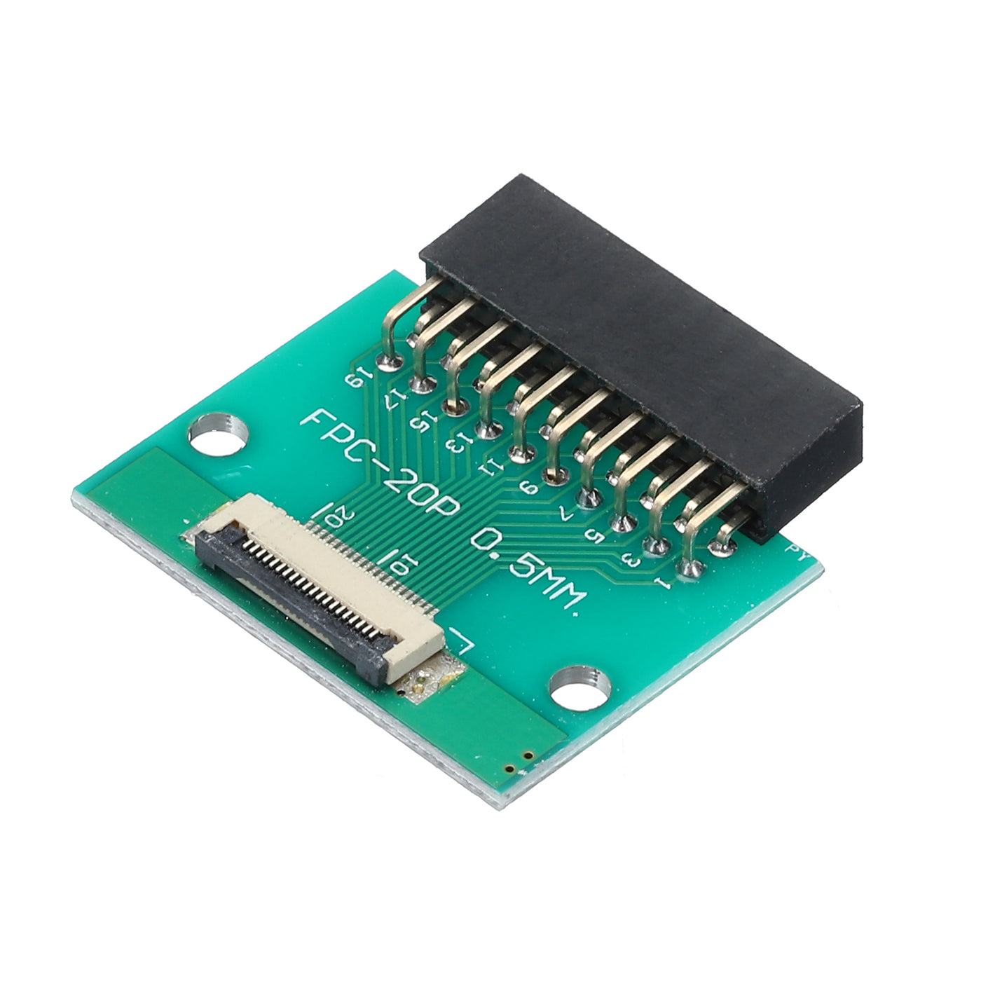 Harfington FFC FPC Converter Board 20 Pins 0.5mm 1.0mm Pitch to DIP 2.54mm PCB for LCD