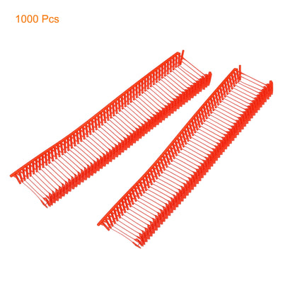 Harfington Standard Tagging Fasteners Price Tag Label Tagging Barbs 15mm 1000pcs Red