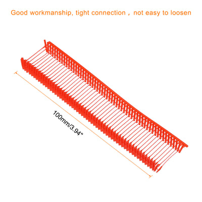 Harfington Standard Tagging Fasteners Price Tag Label Tagging Barbs 15mm 1000pcs Red