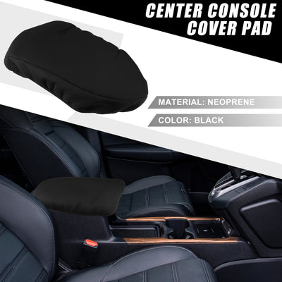 Harfington Car Center Console Seat Armrest Cover Interior Protective Lid Storage Covers Trim for Toyota Camry 2018-2023 Black