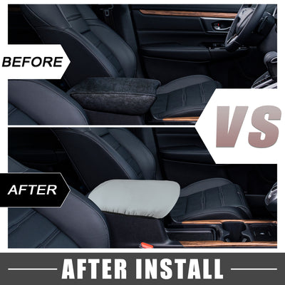 Harfington Car Center Console Seat Armrest Cover Interior Protective Lid Storage Covers Trim for Toyota Camry 2018-2023 Gray