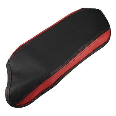 A ABSOPRO Car Center Console Seat Armrest Cover Interior Protective Lid Storage Covers Trim for Toyota CHR 2018-2023 Black Red