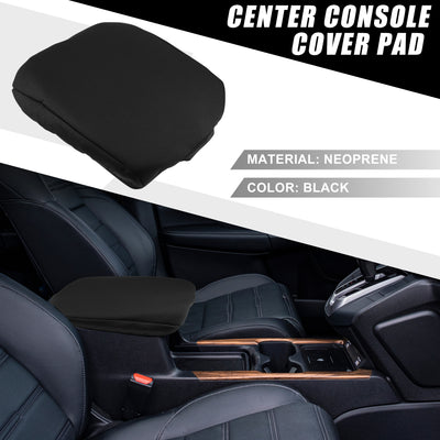 Harfington Car Center Console Seat Armrest Cover Interior Protective Lid Storage Covers Trim for Toyota Land Cruiser 2008-2021 Black