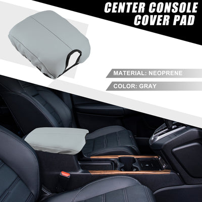 Harfington Car Center Console Seat Armrest Cover Interior Protective Lid Storage Covers Trim for Honda Accord 2008-2012 Gray