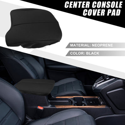 Harfington Car Center Console Seat Armrest Cover Interior Protective Lid Storage Covers Trim for Honda Accord 2013-2017 Black