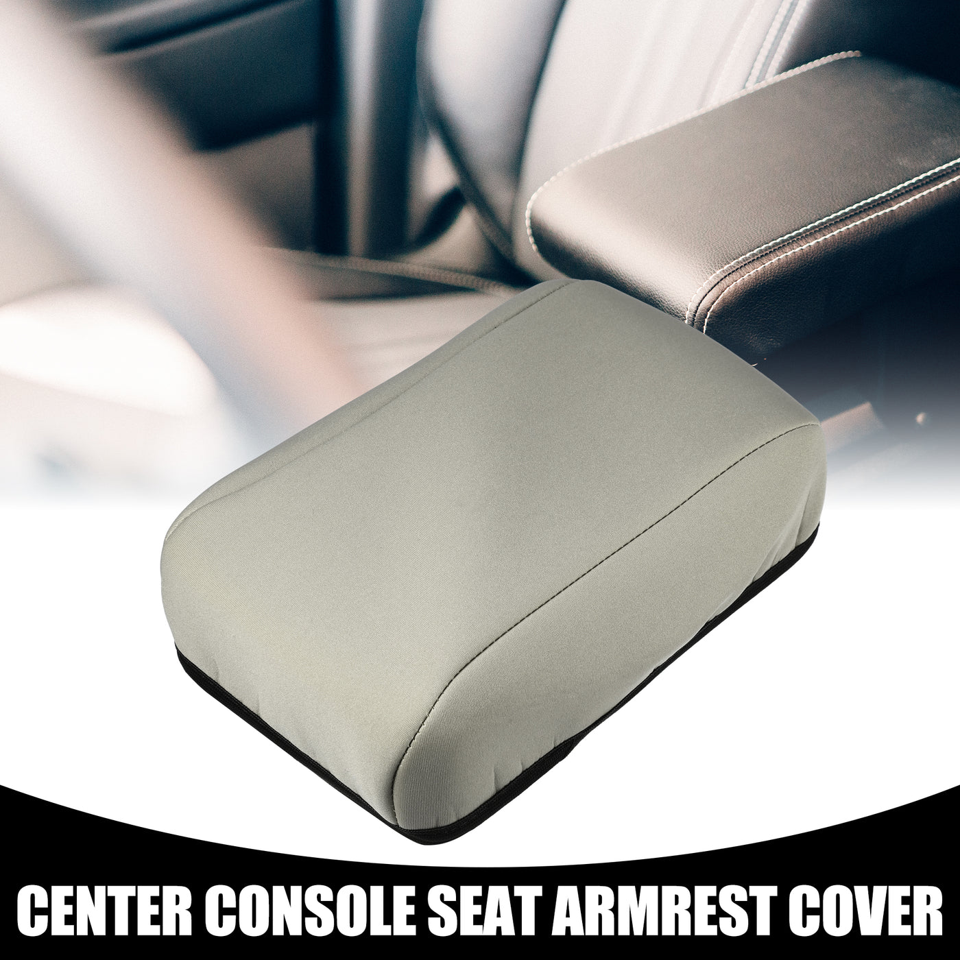 Partuto Center Console Seat Armrest Cover - Car Inner Seat Armrest Lid Storage Covers Trim - for Toyota Corolla 2013-2023 Neoprene Fabric Brown - 1 Pc