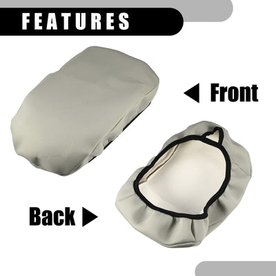 Harfington Center Console Seat Armrest Cover - Car Inner Seat Armrest Lid Storage Covers Trim - for Toyota Rav4 2019-2023 Neoprene Fabric Brown - 1 Pc