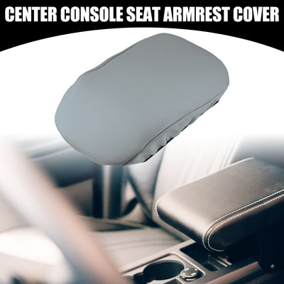 Harfington Center Console Seat Armrest Cover - Car Inner Seat Armrest Lid Storage Covers Trim - for Toyota Rav4 2019-2023 Neoprene Fabric Gray - 1 Pc