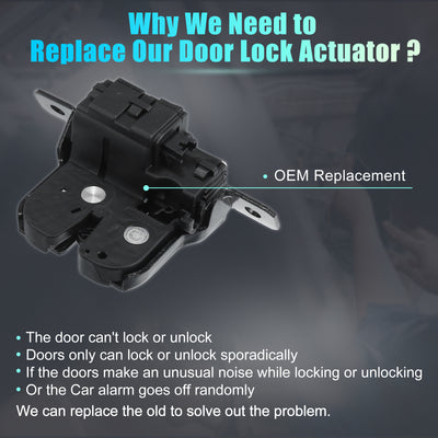 Harfington Replacement Rear Liftgate Door Lock Actuator for BMW 220i 2015-2016 for BMW M235i 2014 for BMW M235i 2016 Tailgate Latch Assembly No.51247304559 Black