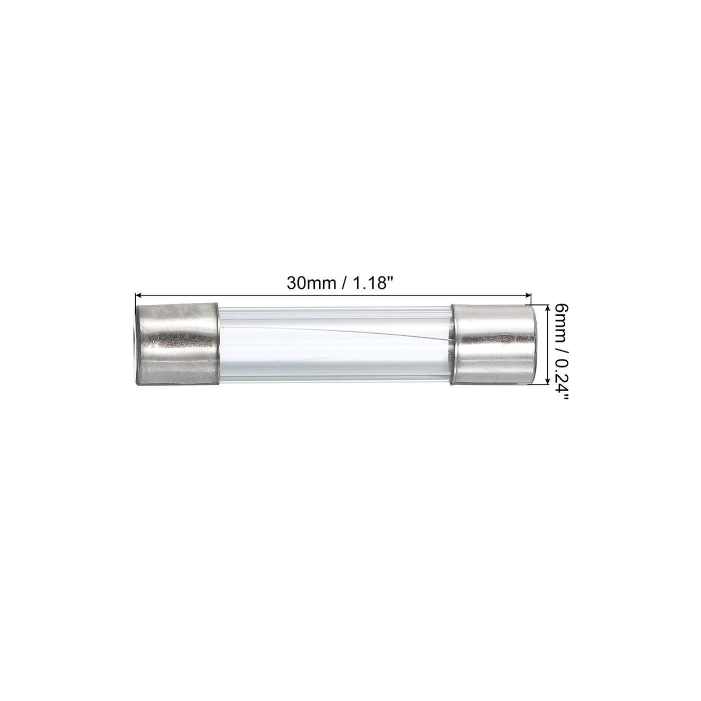 Harfington Glass Tube Fuses Axial-with Lead Wire for Replacing or Repairing Many Home Electronics