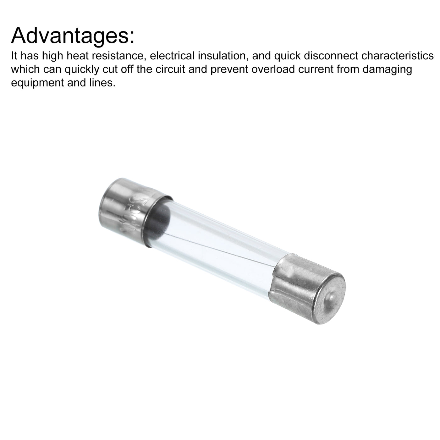 Harfington Glass Tube Fuses Axial-with Lead Wire for Replacing or Repairing Many Home Electronics