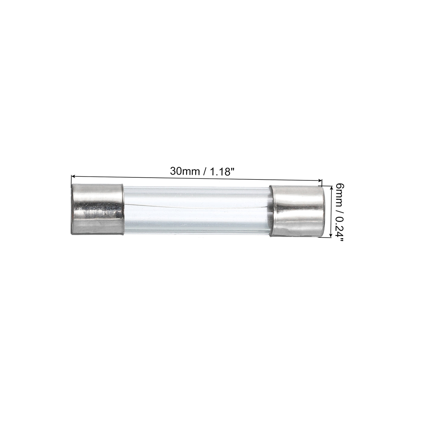 Harfington Glass Tube Fuses Axial-with Lead Wire for Replacing or Repairing Many Home Electronics