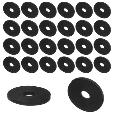 Harfington Uxcell 30pcs Rubber Spacers 20mm OD, 5.3mm ID, 2mm Height Round Anti Vibration Spacer