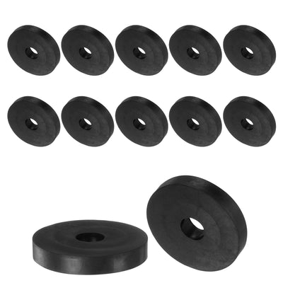 Harfington Uxcell 12pcs Rubber Spacers 1-1/2" OD, 3/8" ID, 1/4" Height Round Anti Vibration Spacer