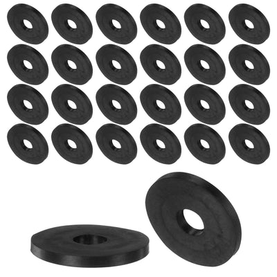 Harfington Uxcell 30pcs Rubber Spacers 31mm OD, 9mm ID, 3mm Height Round Anti Vibration Spacer